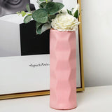 Wave Drop-proof Imitation Porcelain Vase - Simple Home Decor - White