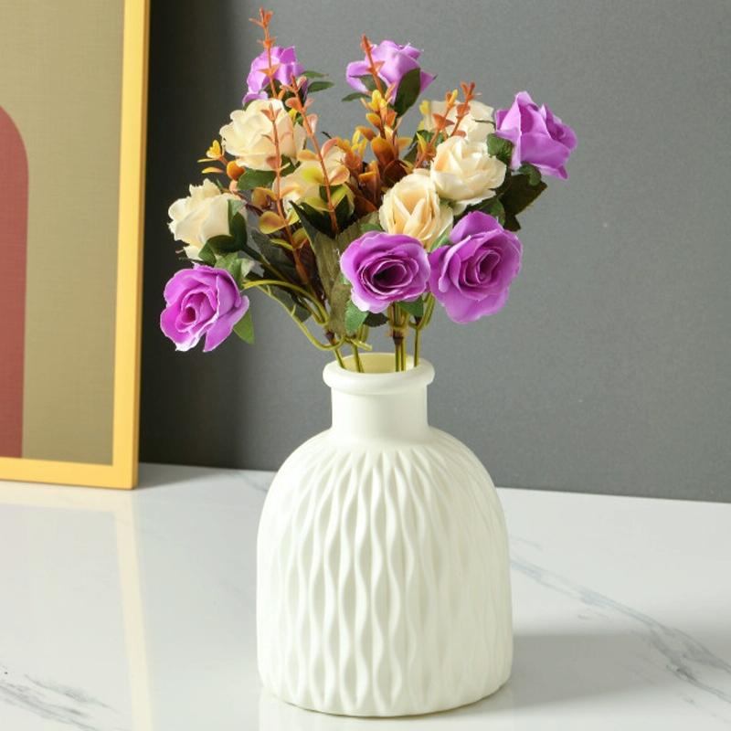Versatile Drop-resistant Potted Plant Vase for Wet and Dry - Sea Blue