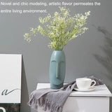 Thickened Pe Vase for Dried Flower Arrangements - Durable Drop-proof and Crack-proof - Rose Pink