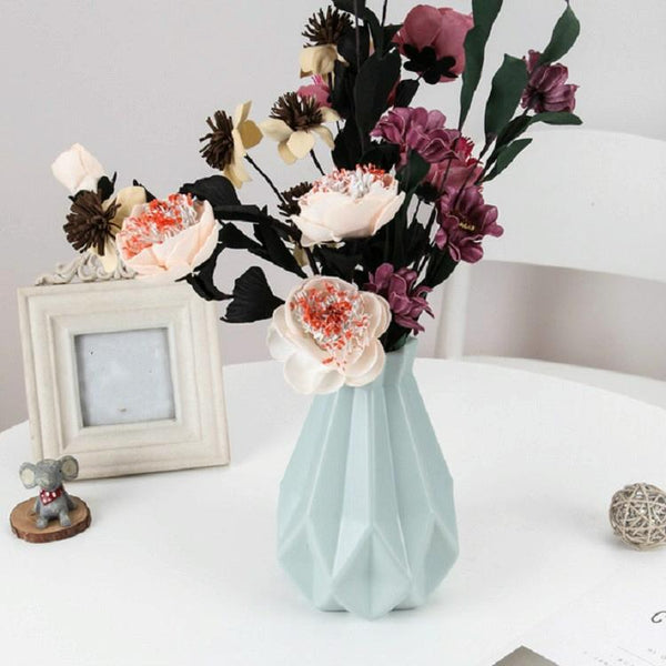 Drop-resistant Vase for Creative Living Room Flower Arrangements - Green