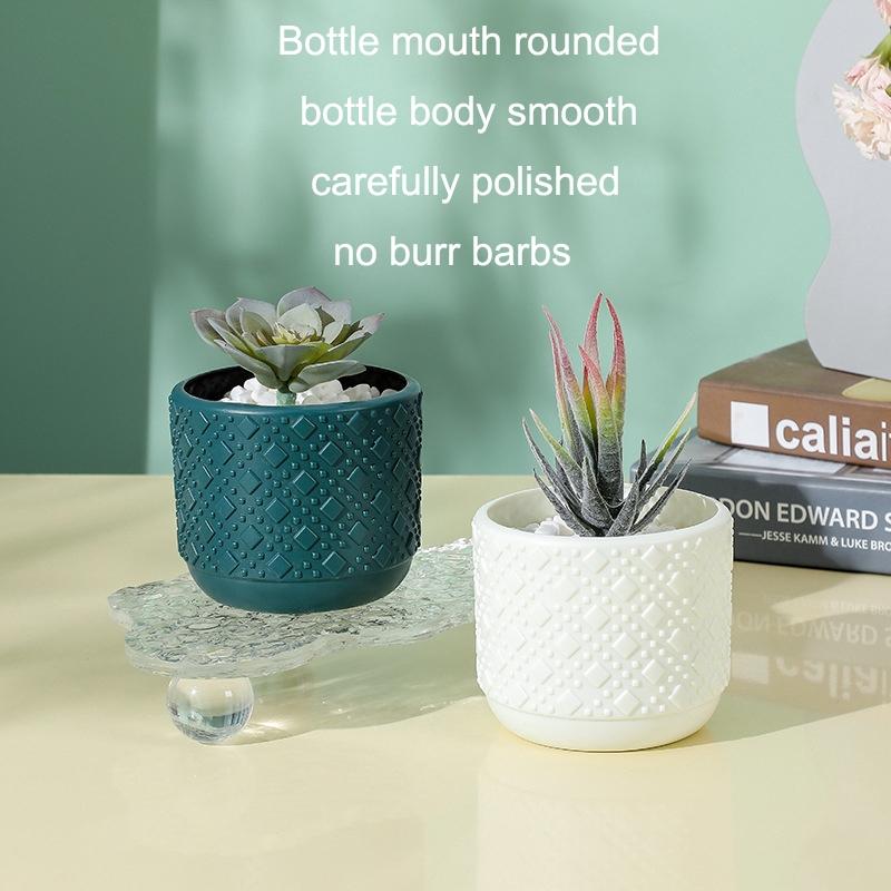 Versatile Vase for Wet and Dry Flowers - Glazed Finish Durable Design - Rose Pink