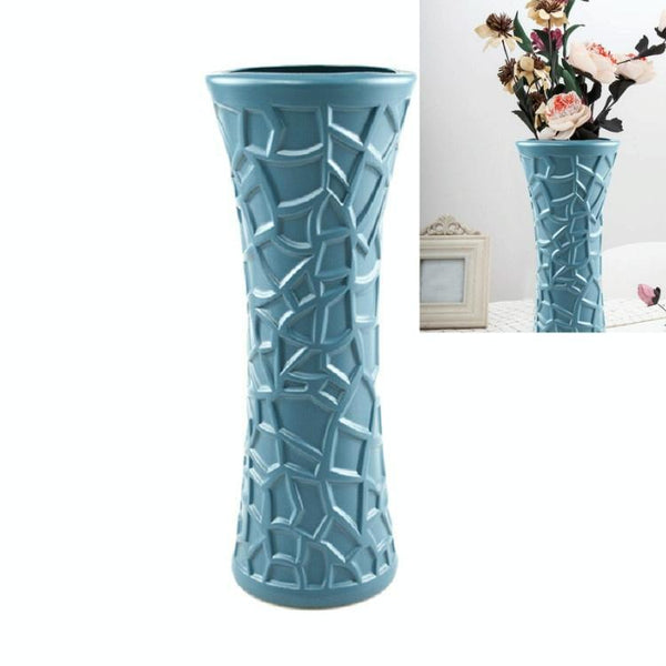 Hydroponic Vase for Dry and Wet Flower Arrangements - Blue