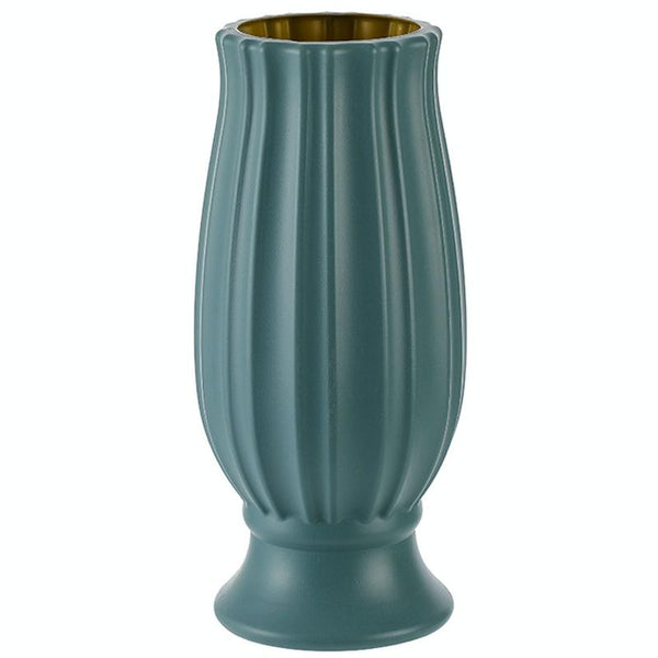 Soft Dried Flower Vase Arrangement for Living Room Decor - Light Green