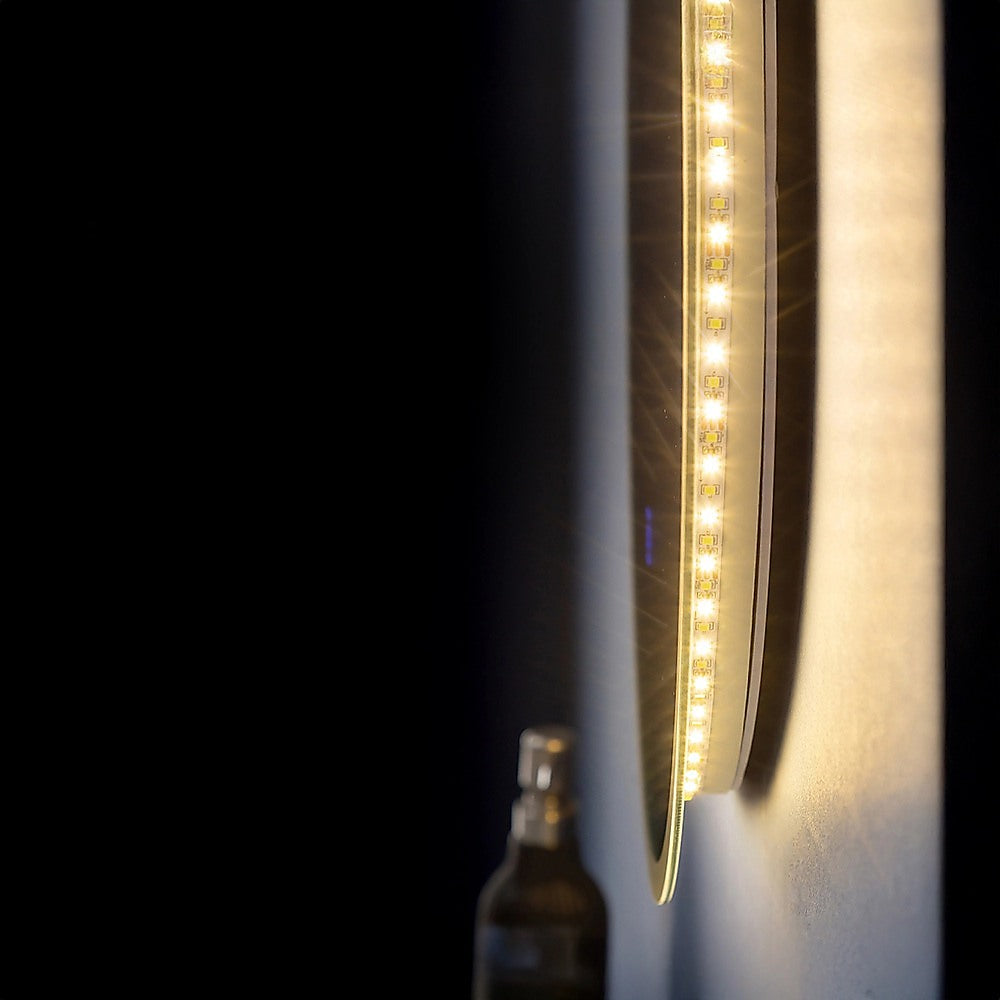80cm LED Wall Mirror Bathroom Mirrors Light Decor Round