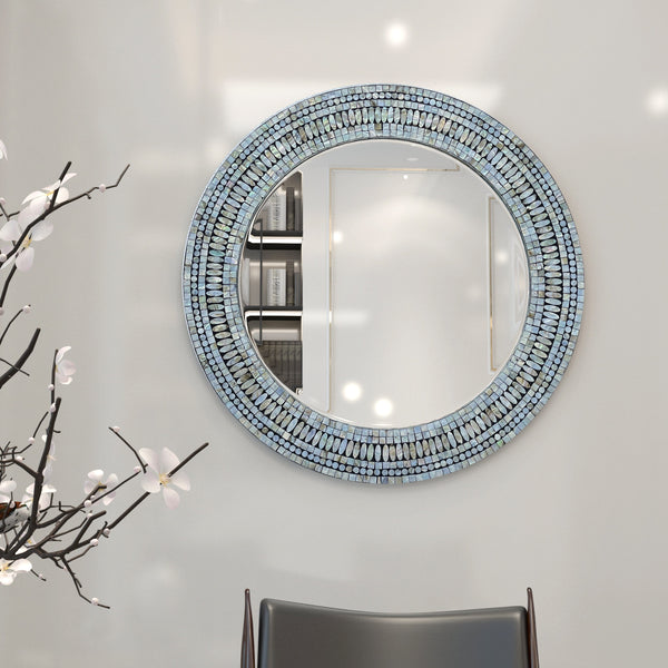 COOPER  MOTHER OF PEARL HAND MADE MIRROR