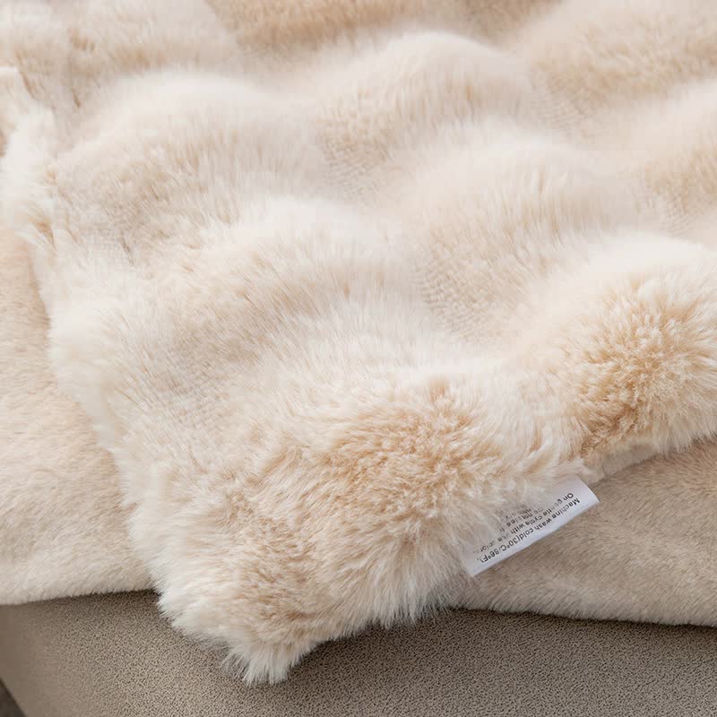 Light Blue 100*160cm Plush Toscana Throw Blanket - Soft Flannel Fleece for All Seasons, Perfect for Couch & Bed